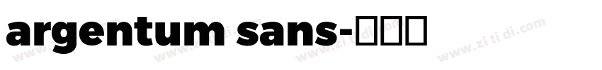 argentum sans字体转换